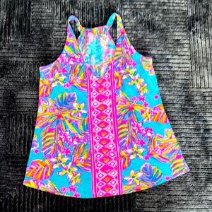 Lilly Pulitzer Colorful Floral Tank Top
